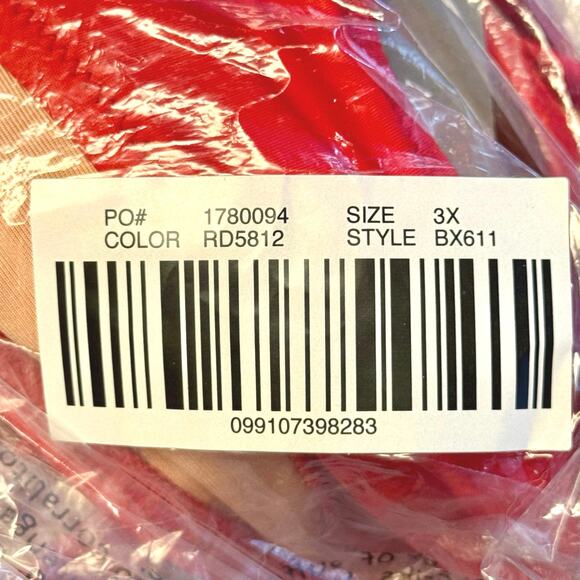 J. Crew Heritage Scoop Neck Bikini Top in Red Size 3X - Picture 9 of 9
